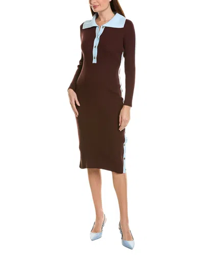 Sharagano Nanette Nanette Lepore Sweaterdress In Brown