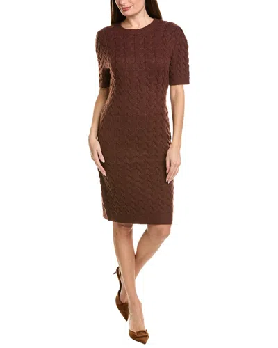 Sharagano Nanette Nanette Lepore Sweaterdress In Brown