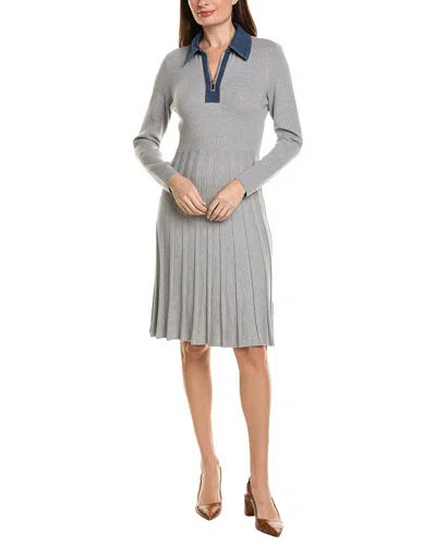 Sharagano Nanette Nanette Lepore Sweaterdress In Gray