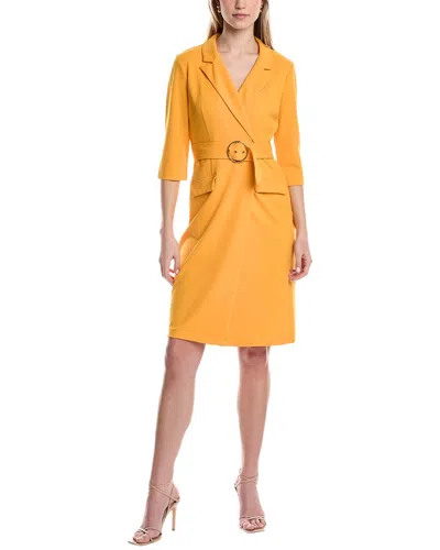 Sharagano Sheath Dress In Beige