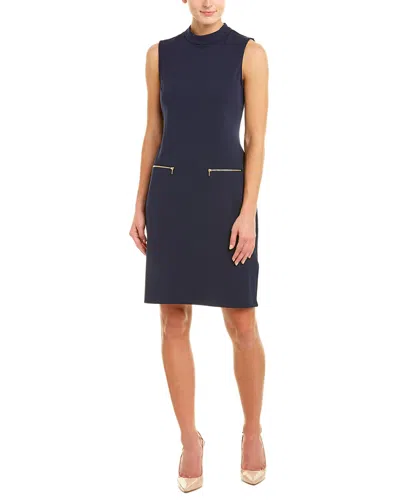 Sharagano Sheath Dress In Blue