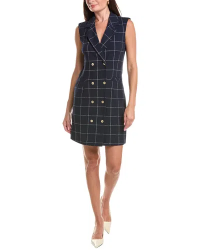 Sharagano Shirtdress In Blue
