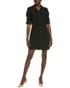 Sharagano Shirtdress In Black