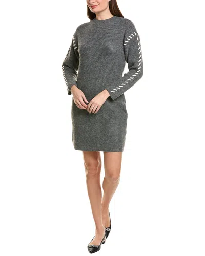 Sharagano Sweaterdress In Gray
