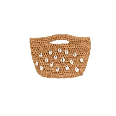 Shareyourluce Women's Neutrals / Gold Caramel - Hazelnut Shell Bag