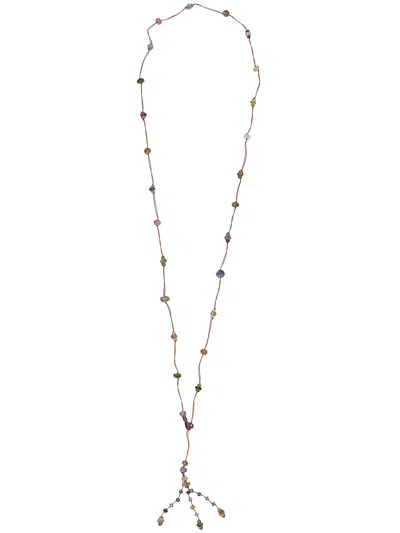Sharing Long "holy" Natural Necklace In Yellow