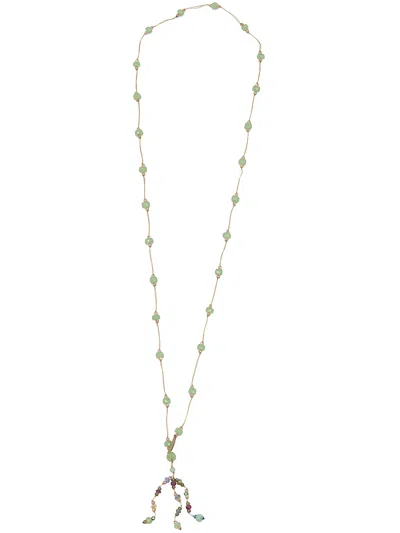 Sharing Long "holy" Natural Necklace In Purple