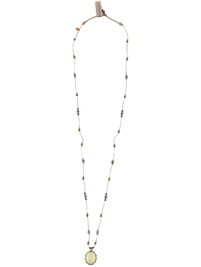Sharing Long "tibetan V" Pendant Necklace In Red