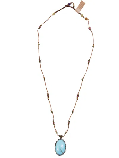Sharing Tibetan Pendant Necklace In Blue