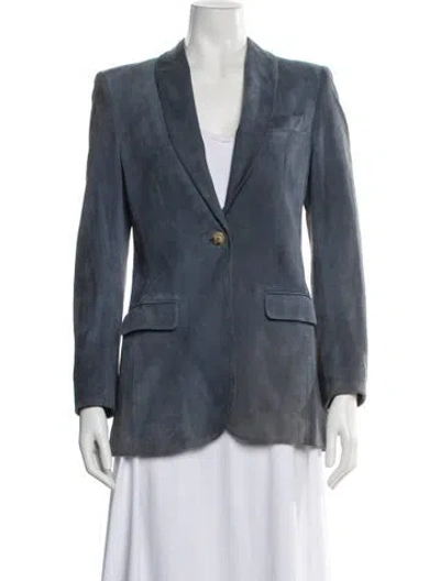 Pre-owned Sharis Place Private Label Blazer In Blue