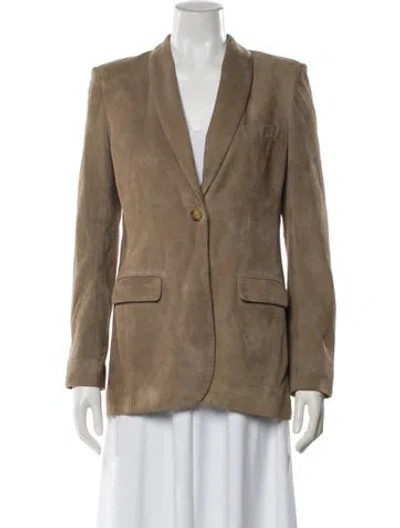 Pre-owned Sharis Place Private Label Blazer In Brown