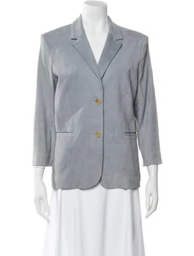 Pre-owned Sharis Place Private Label Blazer In Gray
