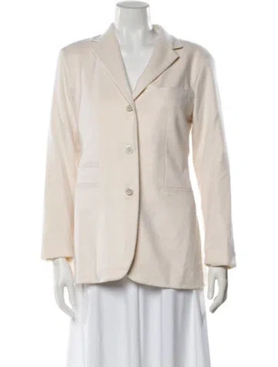 Pre-owned Sharis Place Private Label Cashmere Blazer In Neutral