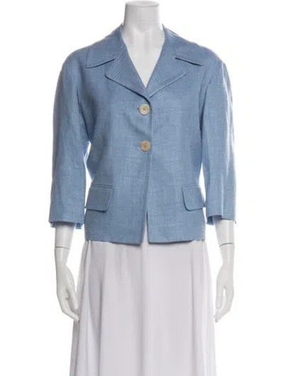 Pre-owned Sharis Place Private Label Jacket In Blue
