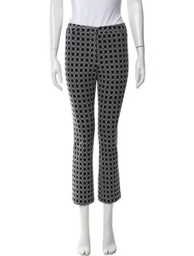 Pre-owned Sharis Place Private Label Patterned Straight Leg Pants In Blue