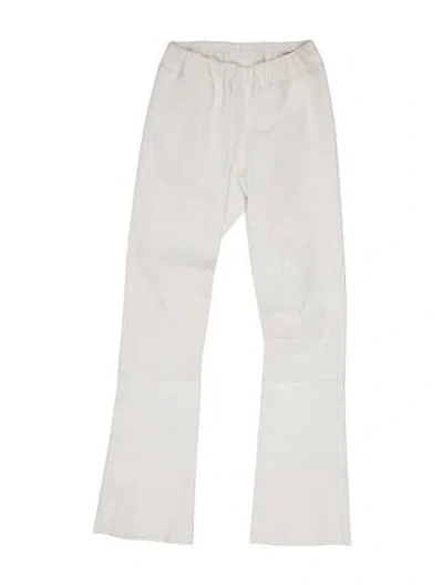 Pre-owned Sharis Place Private Label Straight Leg Pants In White