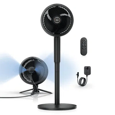 Shark 37" Oscillating Pedestal/standing Fan In Gray