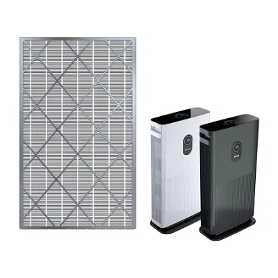 Shark Air Purifier 6-fan Nanoseal Hepa Replacement Filter In Gray