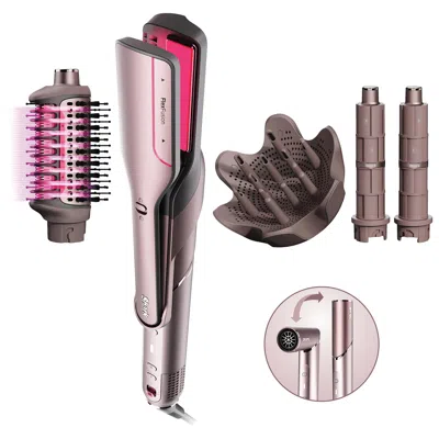 Shark Beauty Flexfusion Luxury Air & Ceramic Straightening Hair Dryer System With Diffuser In White