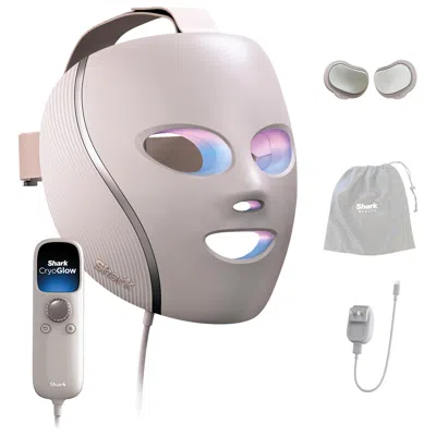 Shark Beauty Shark Cryoglow Under-eye Cooling + Led Anti-aging Red Light & Skin Clearing Mask Pink 0/0