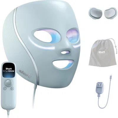 Shark Cryoglow Under-eye Cooling + Led Anti-aging Skin Clearing Face Mask In Blue