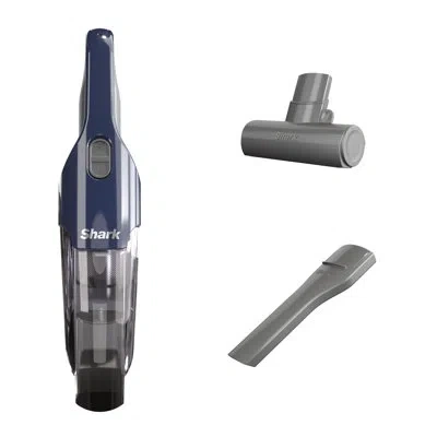 Shark Cyclone Pet Handheld Vacuum With Petextract Hair, 8" Crevice Tool, Hypervelocity Suction, Navy Blue/ In Gray;blue