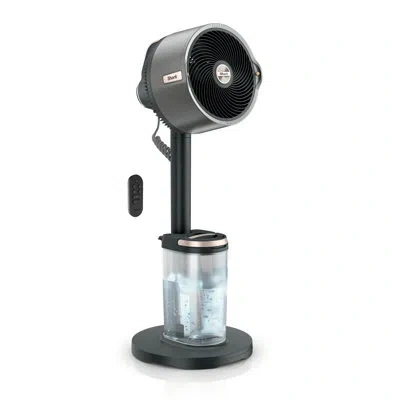 Shark Flexbreeze Pro Mist Fan — Indoor & Outdoor, Integrated Misting, Pedestal To Tabletop, Corded Or Cord In Charcoal