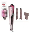 Shark Flexfusion 5-in-1 Air Styler Straightener + Brush