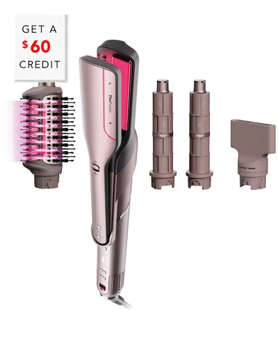 Shark Flexfusion 5-in-1 Air Styler Straightener + Brush With $60 Credit In Transparent