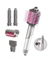 Shark Flexfusion For Curly And Coily Hair Dryer System Set Hd642 In Metallic Mist