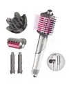 Shark Flexfusion For Curly And Coily Hair Dryer System Set Hd642 In Metallic Mist