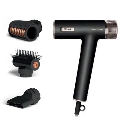 Shark Speed Style Pro Hair Dryer, Straight & Wavy In Black