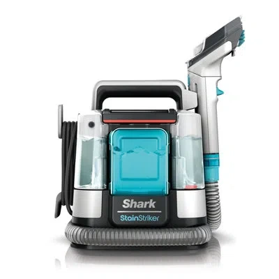 Shark Stainstriker Portable Carpet & Upholstery Cleaner, Spot, Stain, & Odor Eliminator With 3 Attachments In White