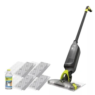 Shark Vacmop Pro Cordless Hard Floor Disposable Pad Vacuum Mop, Charcoal Gray In Black