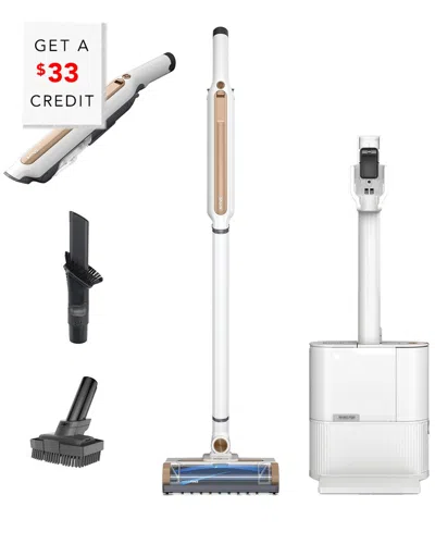 Shark Wandvac Self-empty Ultra Lightweight Cordless Vac System With $33 Credit In White