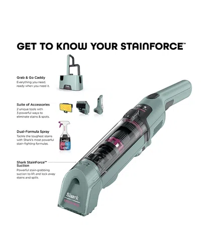 Shark X101 Stain Force Portable Cleaner With Caddy In Green