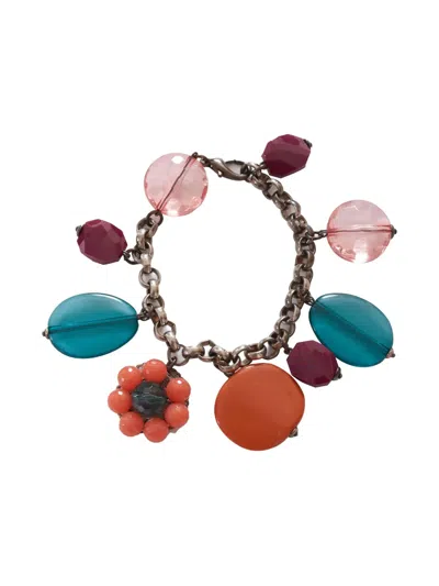Pre-owned Sharka Beaded Bracelet In Neutral