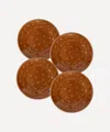 Sharland England Dotty Dinner Plate In Brown