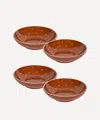 Sharland England Dotty Pasta Bowl In Brown