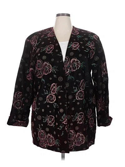 Pre-owned Sharon Anthony Kimono In Black