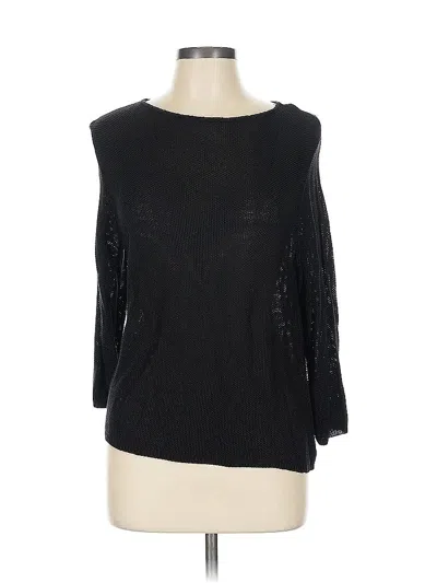 Pre-owned Sharon Anthony Pullover Sweater In Black
