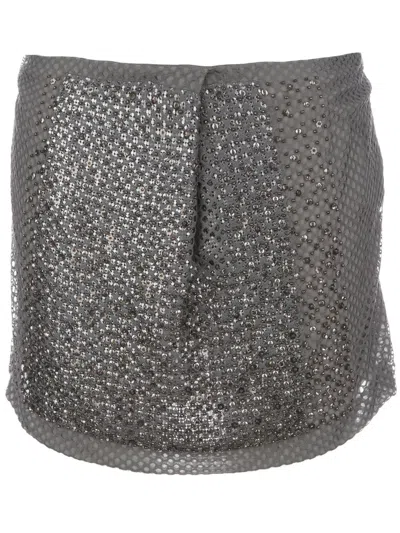 Sharon Wauchob Mini Skirt In Gray