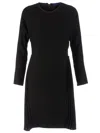 Sharon Wauchob Pleated Loose Fit Dress In Black