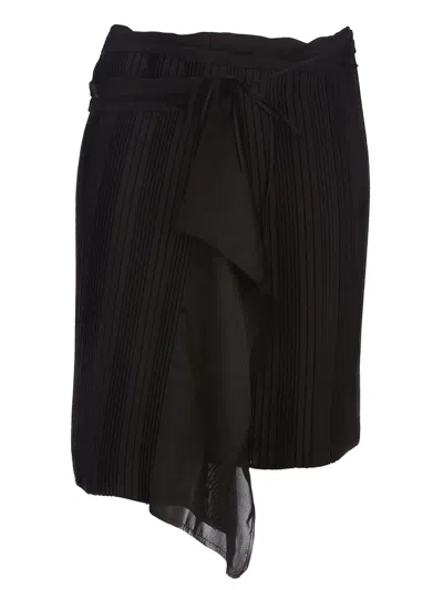 Sharon Wauchob Pleated Skirt In Black