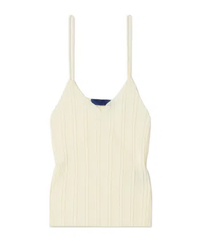 Sharon Wauchob Kaya Plissé-crepe De Chine Camisole In White