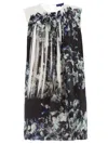 Sharon Wauchob Printed Front Silk Dress In Multi