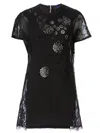 Sharon Wauchob Semi Sheer Shift Dress In Black