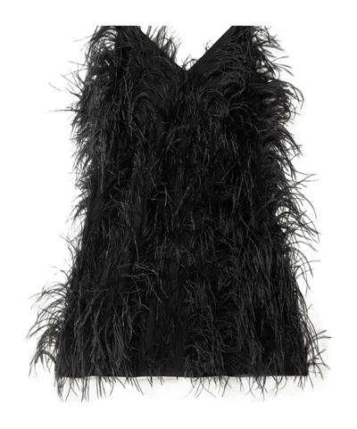 Sharon Wauchob Silk-satin Mini Dress In Black