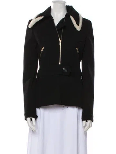 Pre-owned Sharon Wauchob Wool Coat In Black