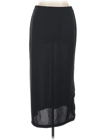 Pre-owned Sharon Young Formal Skirt In Black